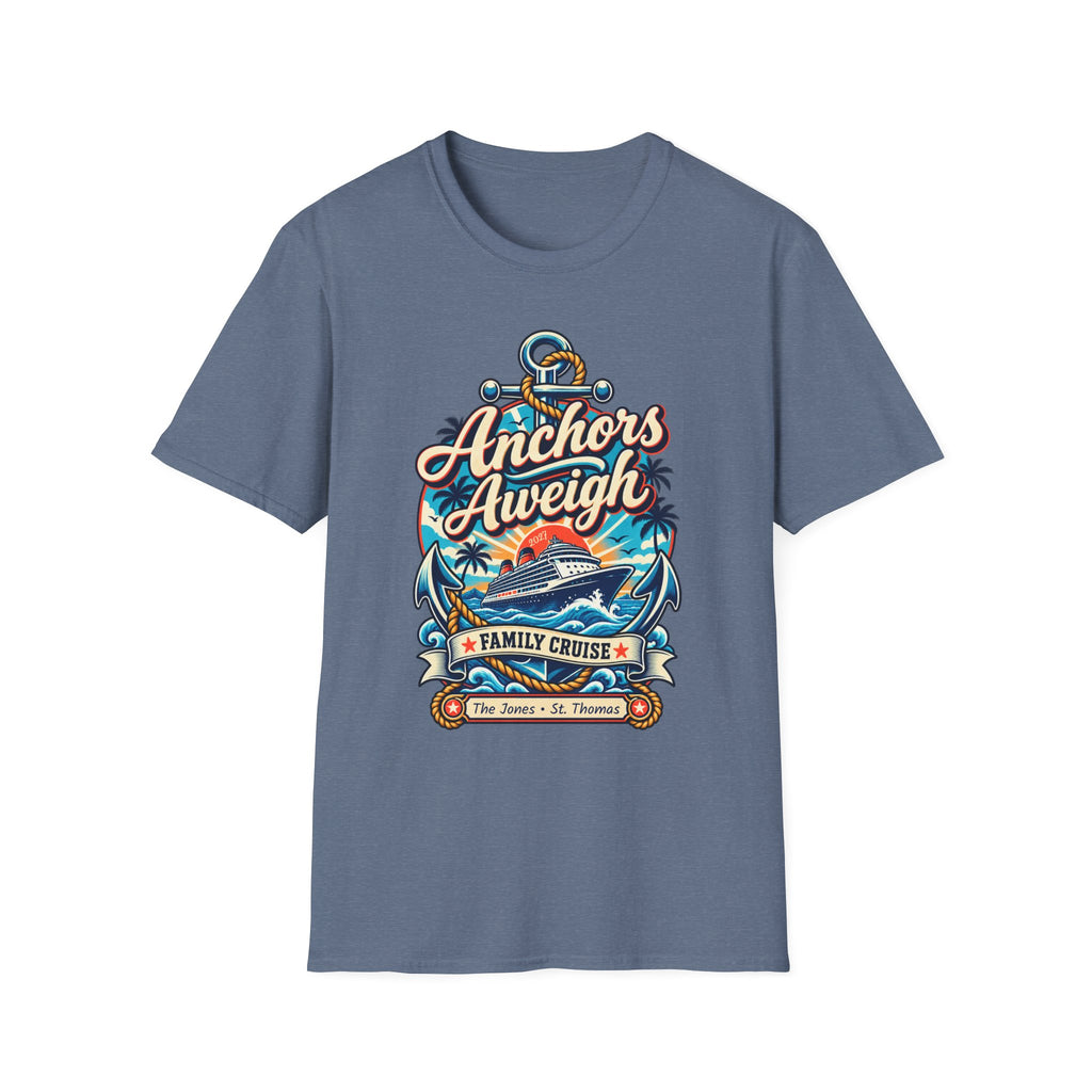 Custom Anchors Aweigh Cruise Tee