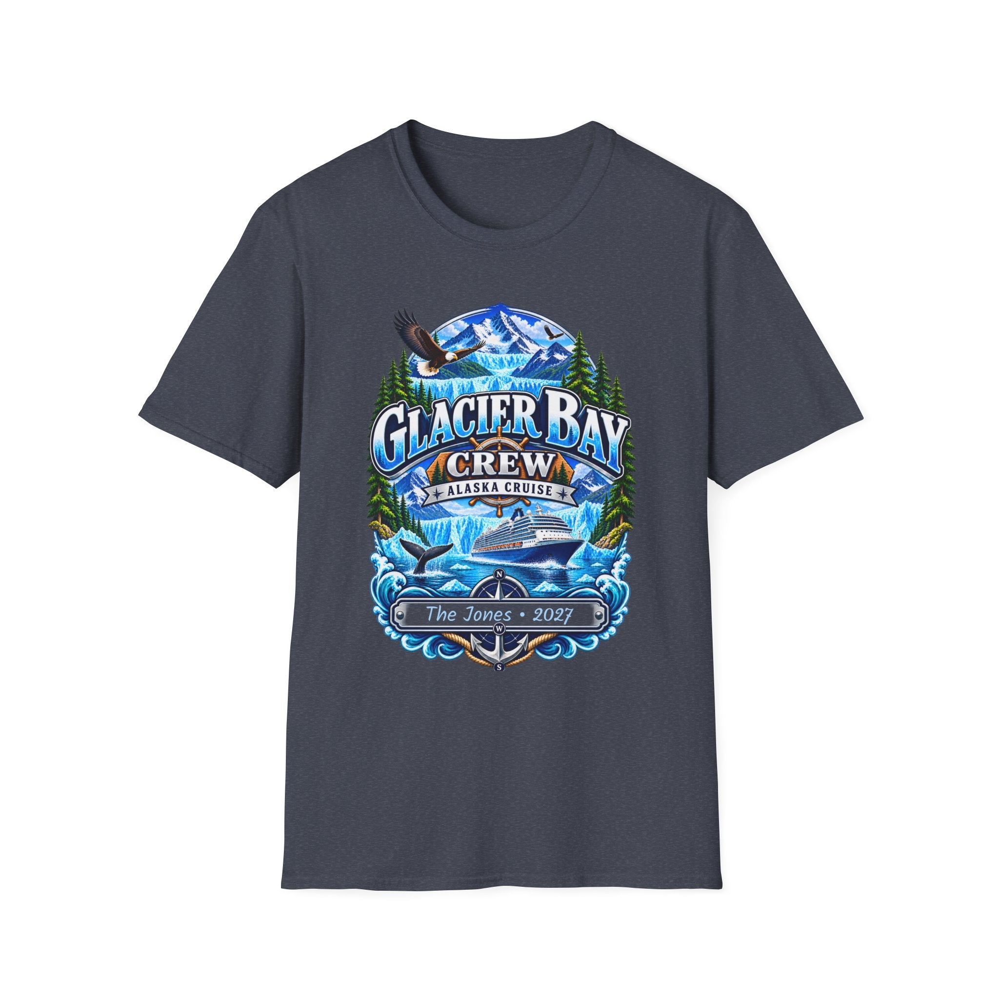 Custom Glacier Bay Alaska Cruise Tee
