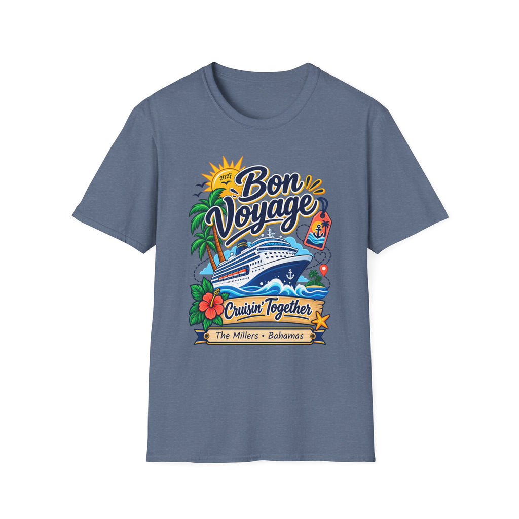 Custom Bon Voyage Cruise Tee