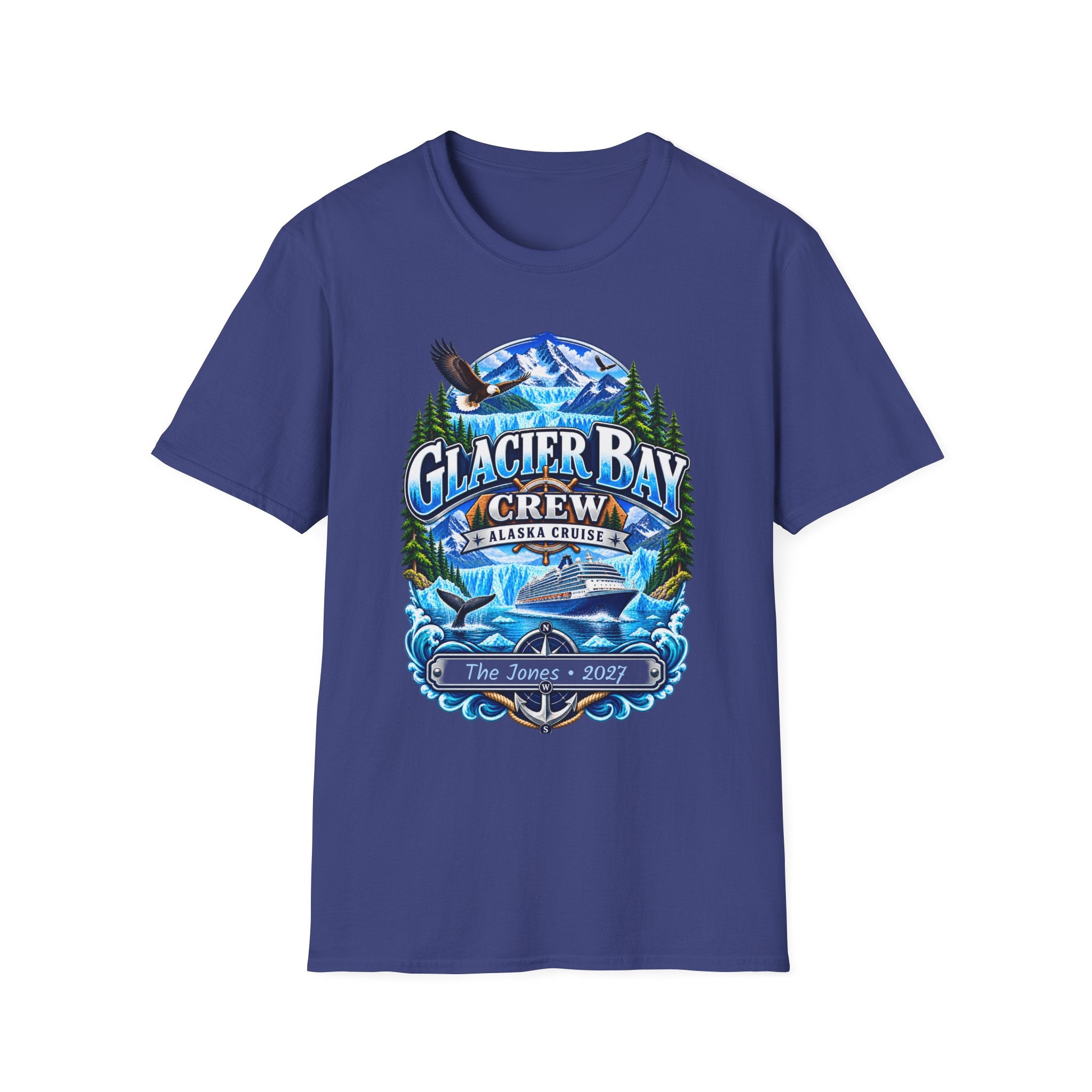 Custom Glacier Bay Alaska Cruise Tee
