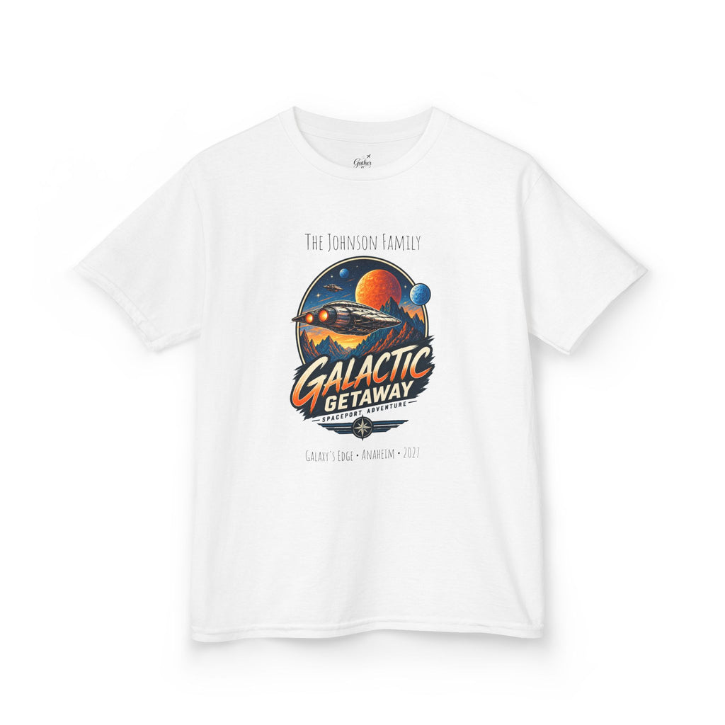 Galactic Getaway Space Adventure Park Kids Tee