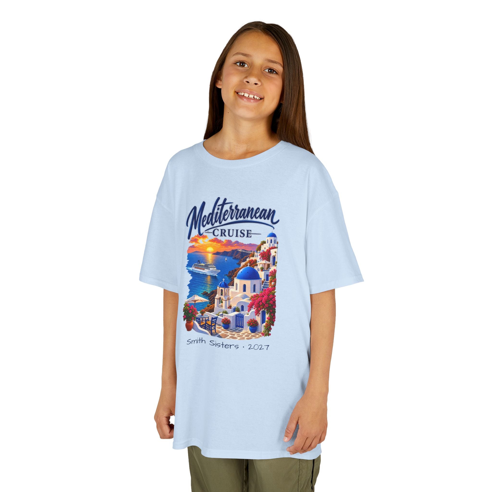 Mediterranean Cruise Kids Tee