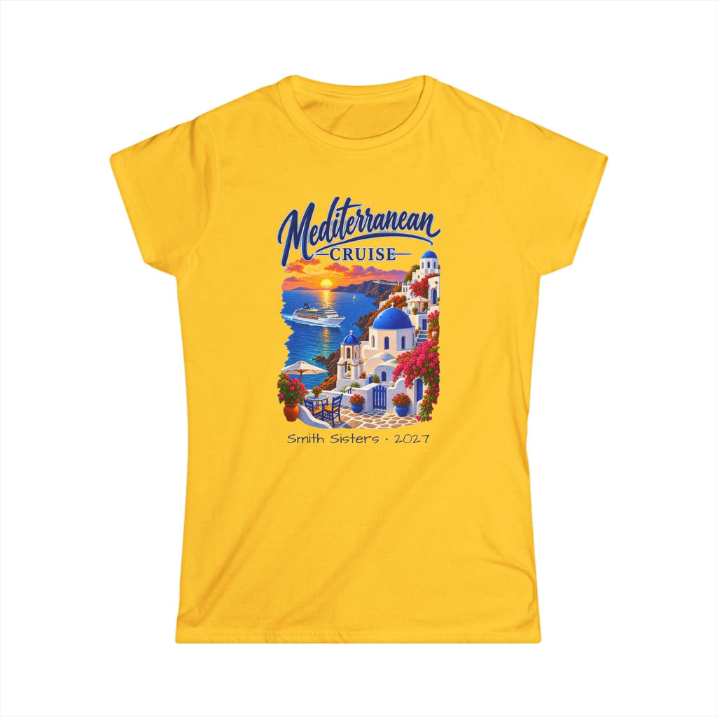 Mediterranean Cruise Ladies Tee