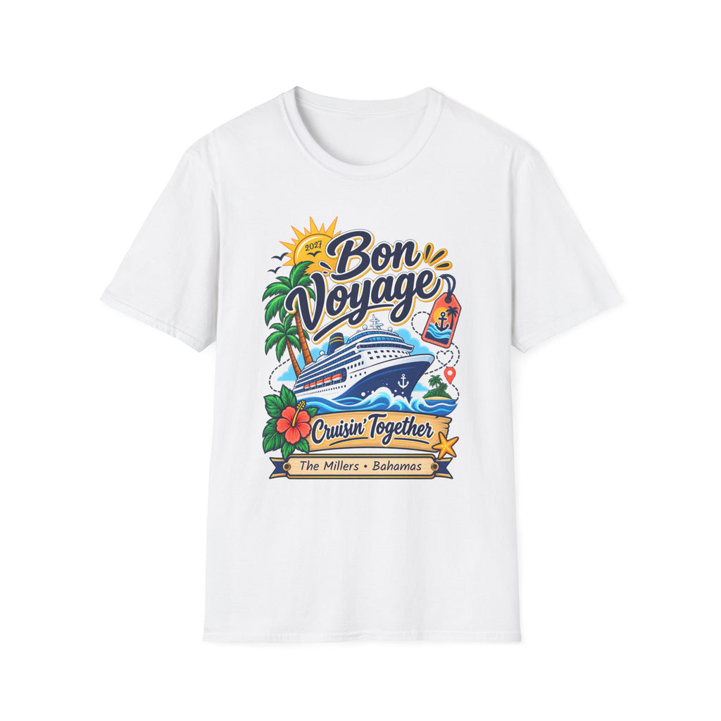 Custom Bon Voyage Cruise Tee