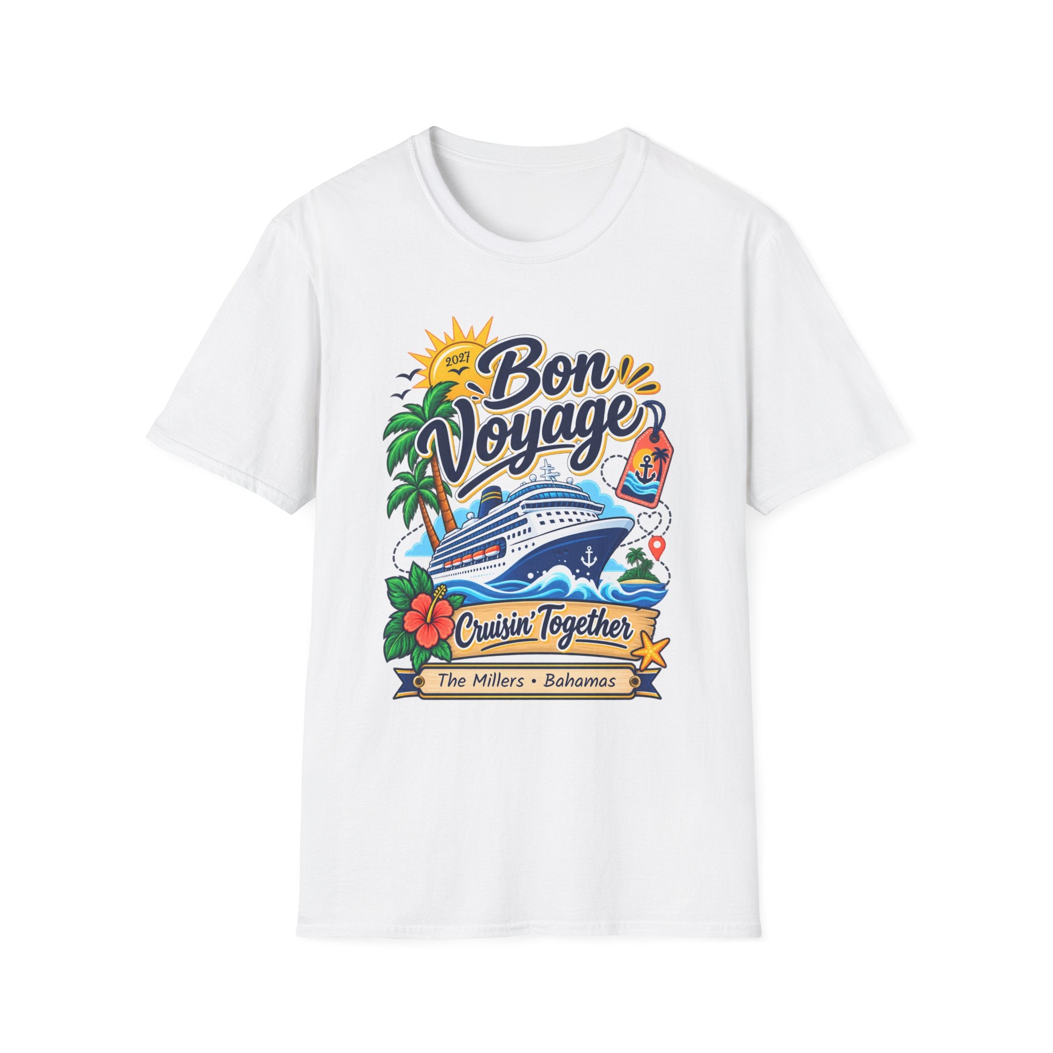 Custom Bon Voyage Cruise Tee