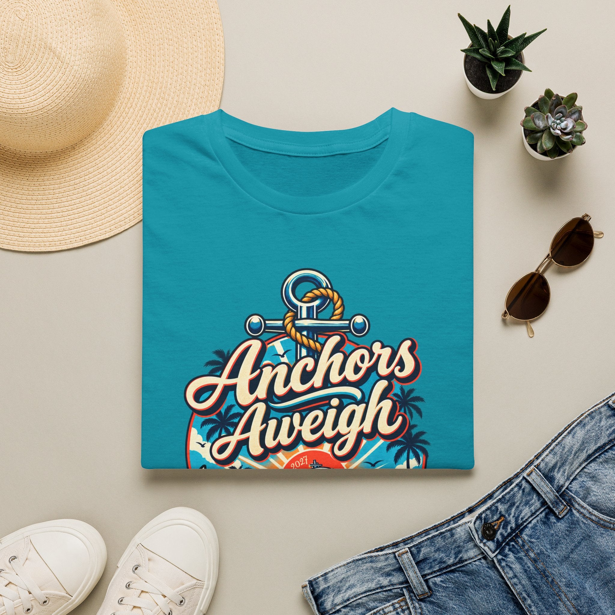 Custom Anchors Aweigh Cruise Tee