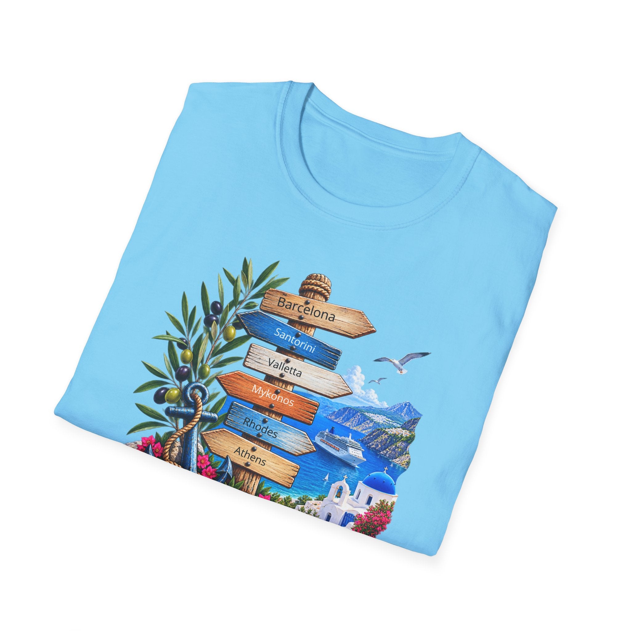 Mediterranean Cruise Ports of Call Tee