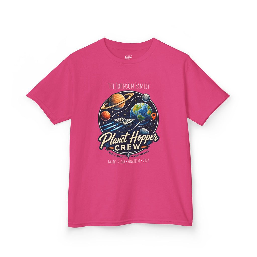 Planet Hopper Crew Space Adventure Park Kids Tee