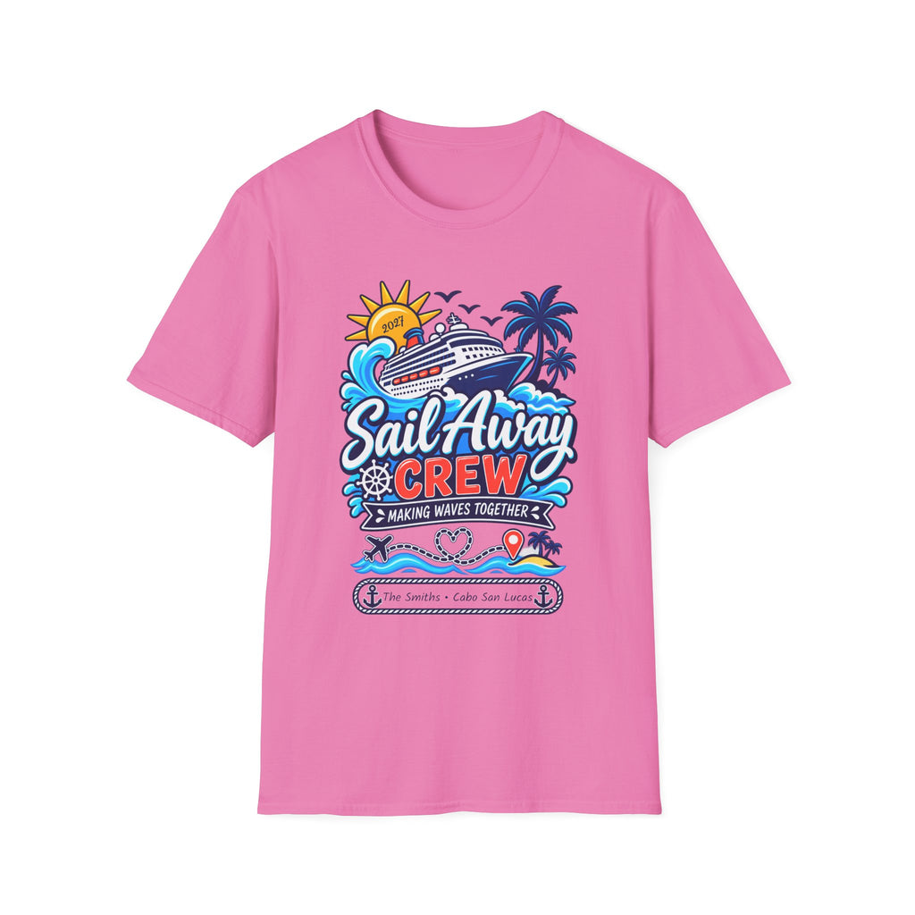 Custom Sail Away Cruise Tee