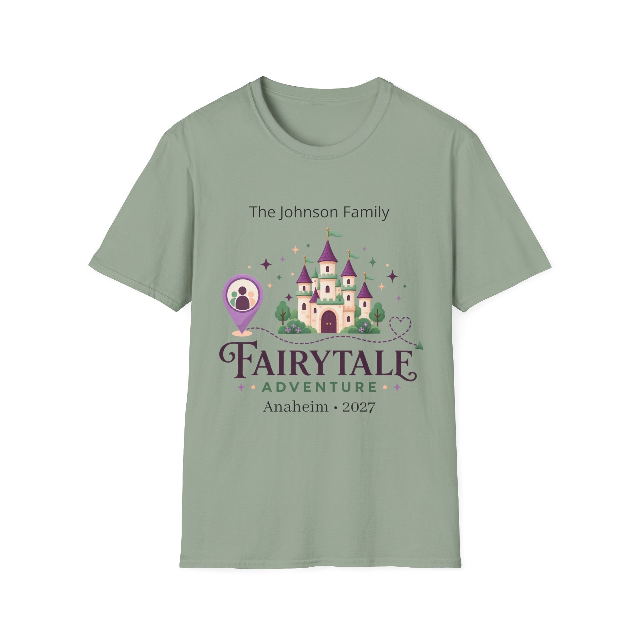 Custom Fairytale Adventure Tee (Purple)