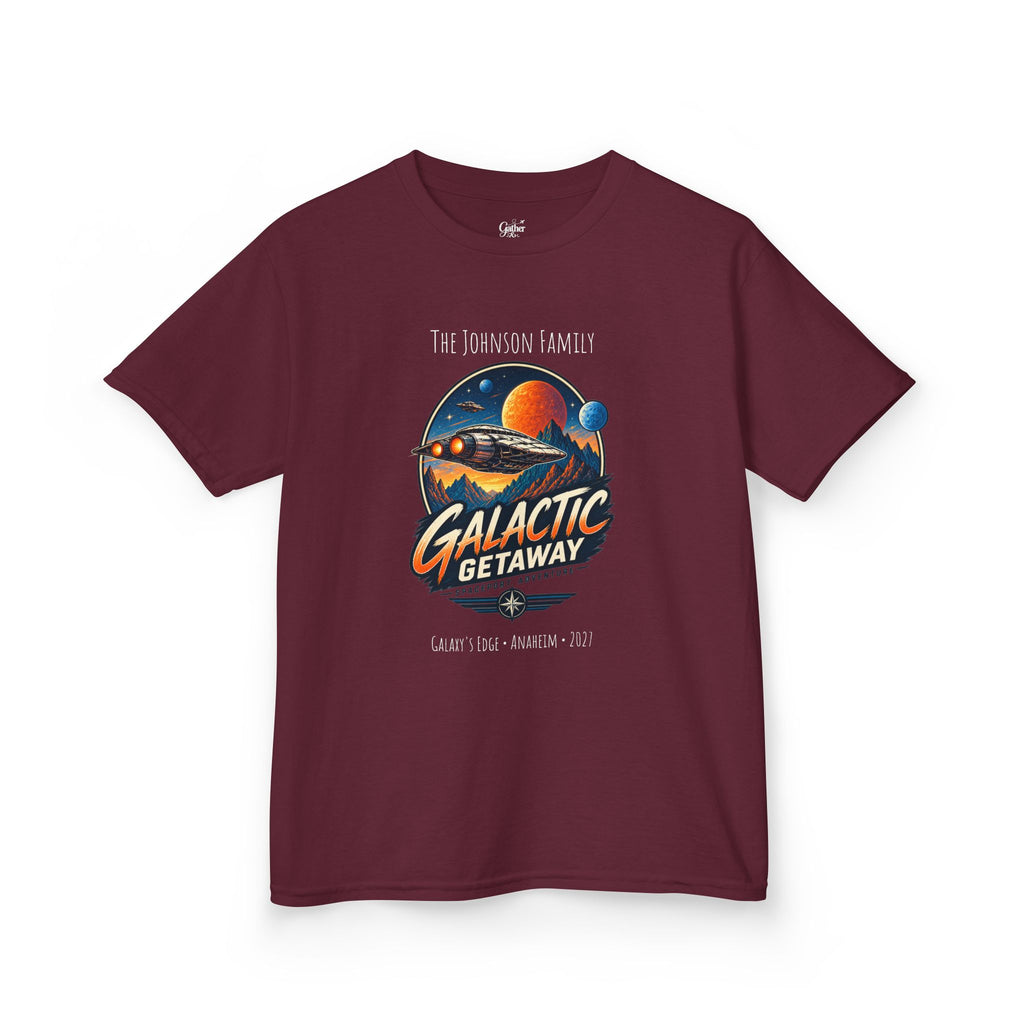Galactic Getaway Space Adventure Park Kids Tee