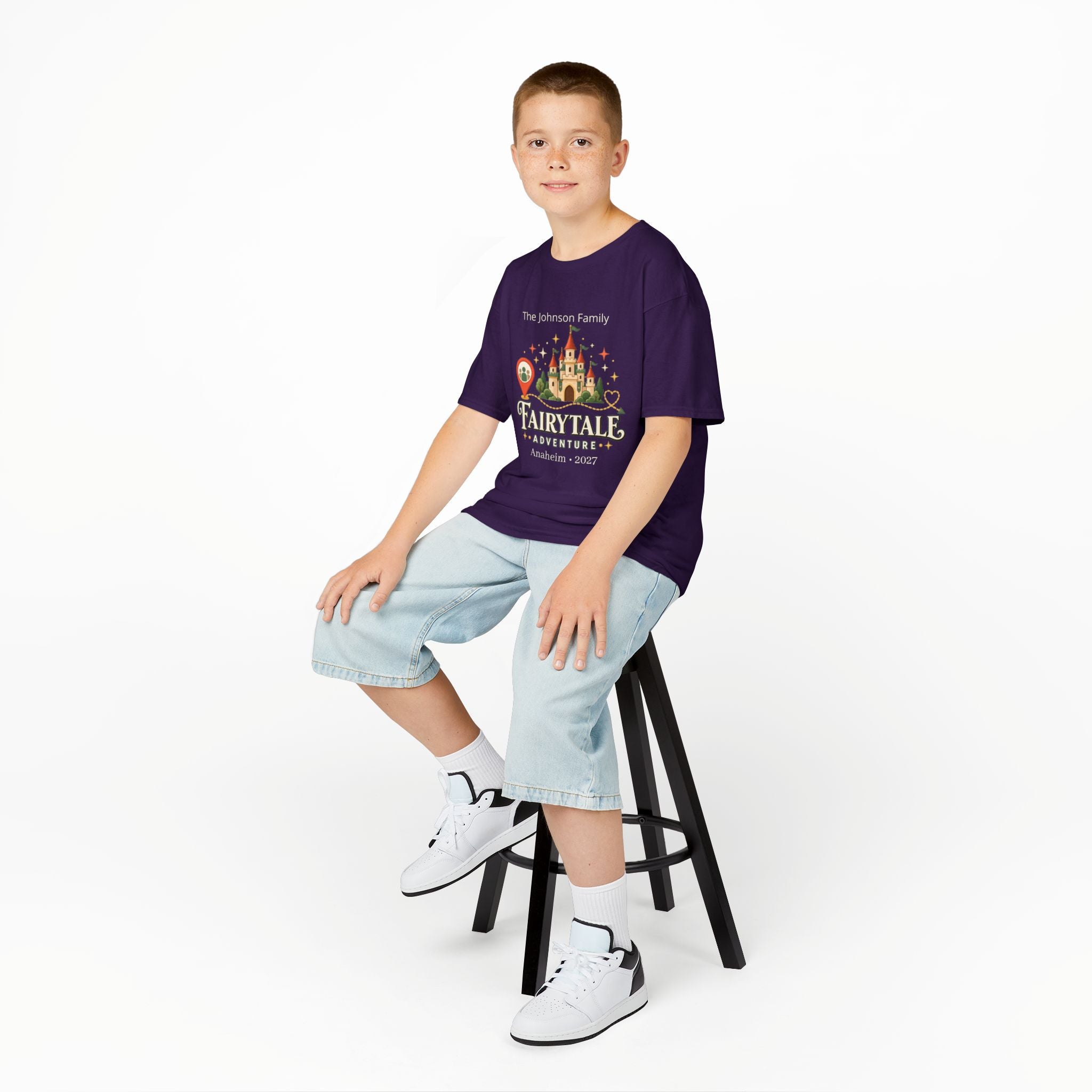 Fairytale Adventure Kids Tee (coral)