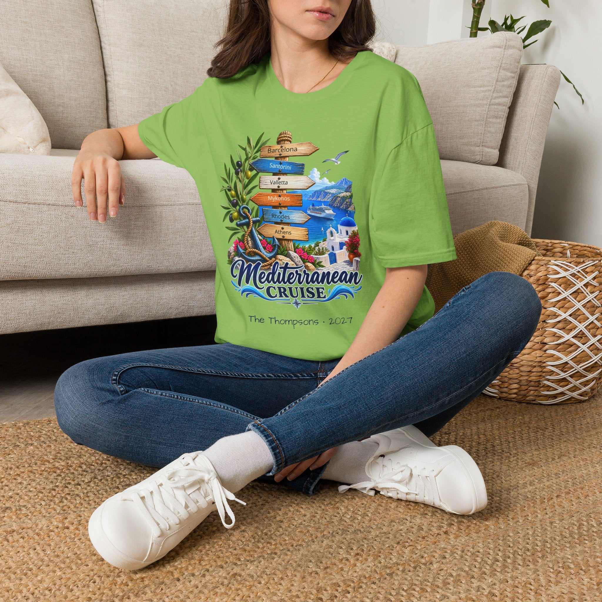 Mediterranean Cruise Ports of Call Tee