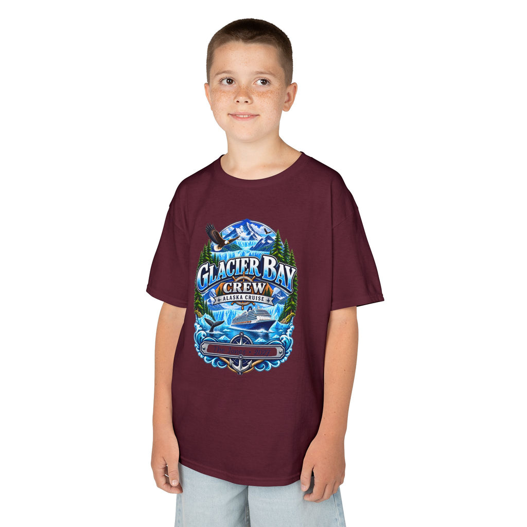 Glacier Bay Alaska Kids Cruise Tee