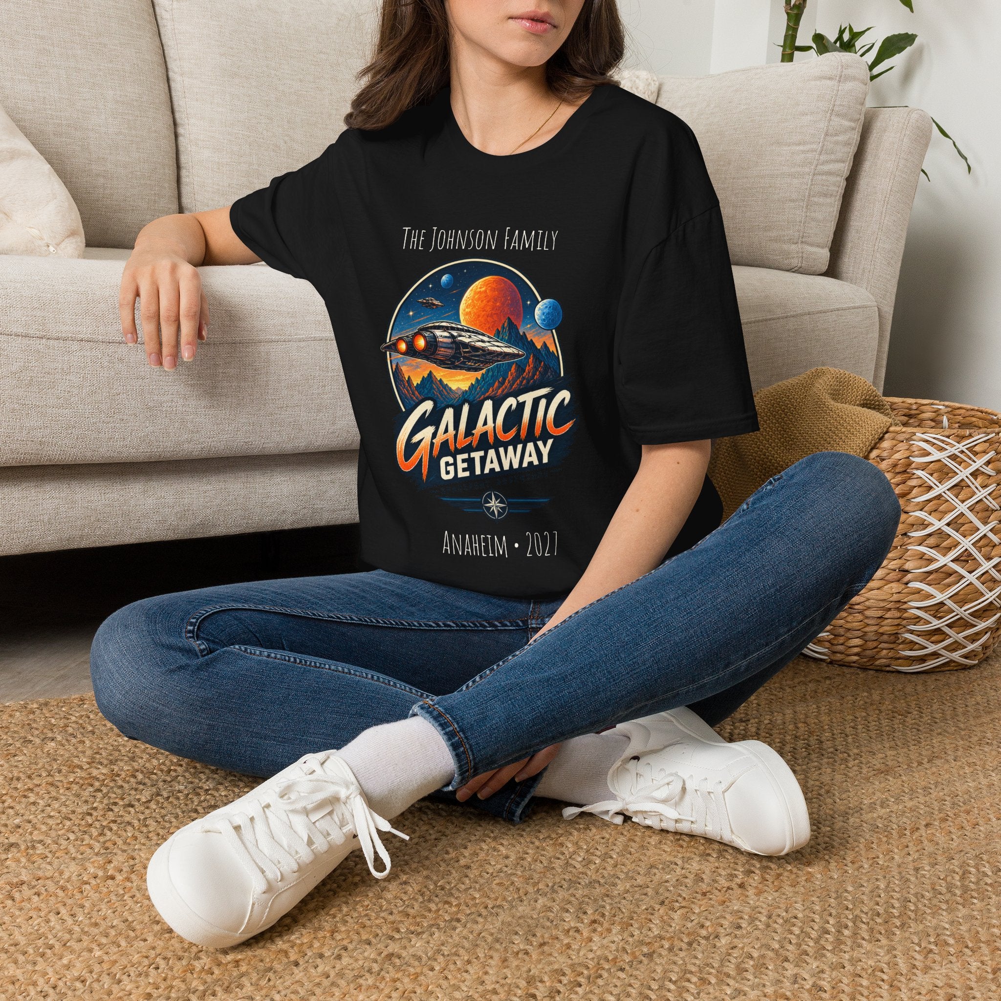 Galactic Getaway Space Adventure Park Tee