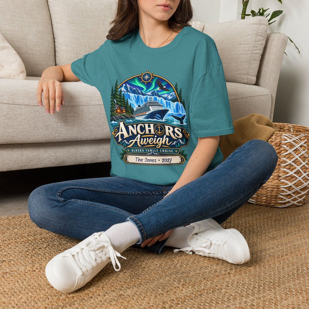 Custom Anchors Aweigh Alaska Cruise Tee