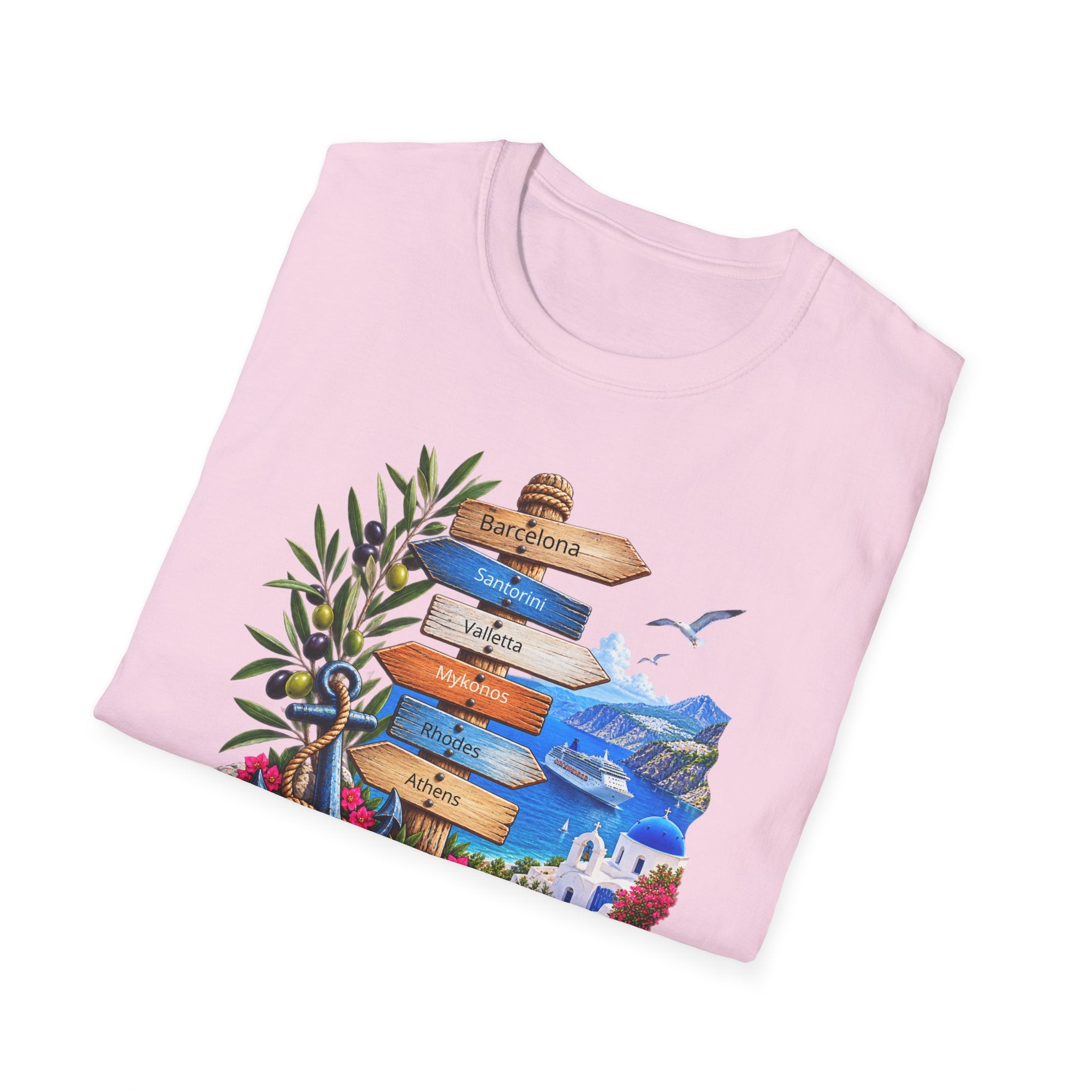 Mediterranean Cruise Ports of Call Tee