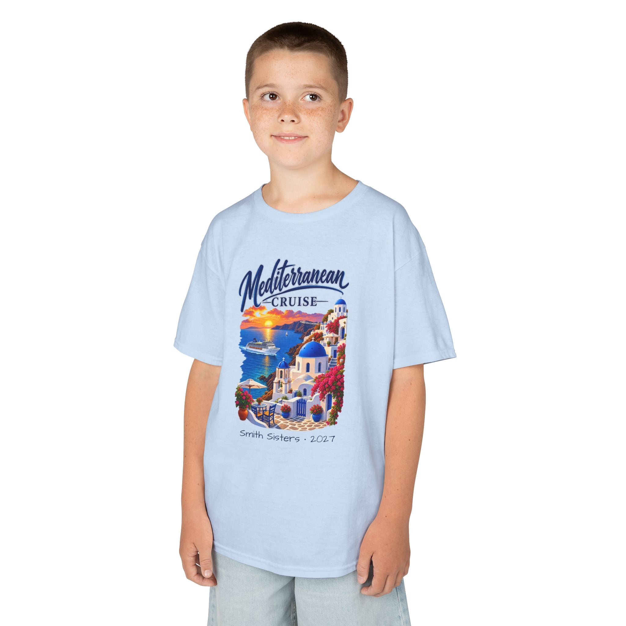 Mediterranean Cruise Kids Tee