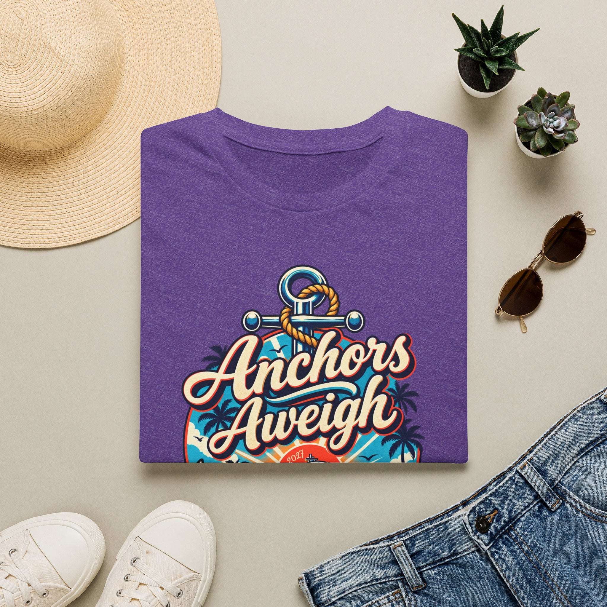 Custom Anchors Aweigh Cruise Tee