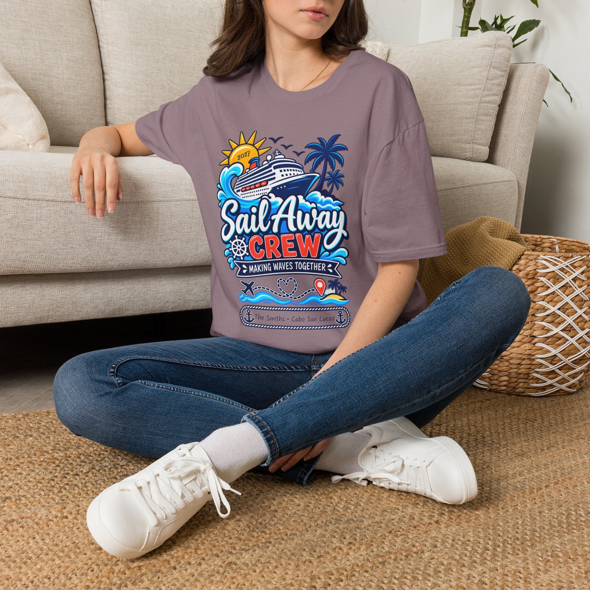Custom Sail Away Cruise Tee