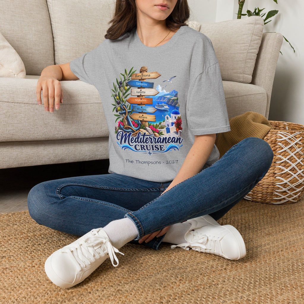 Mediterranean Cruise Ports of Call Tee