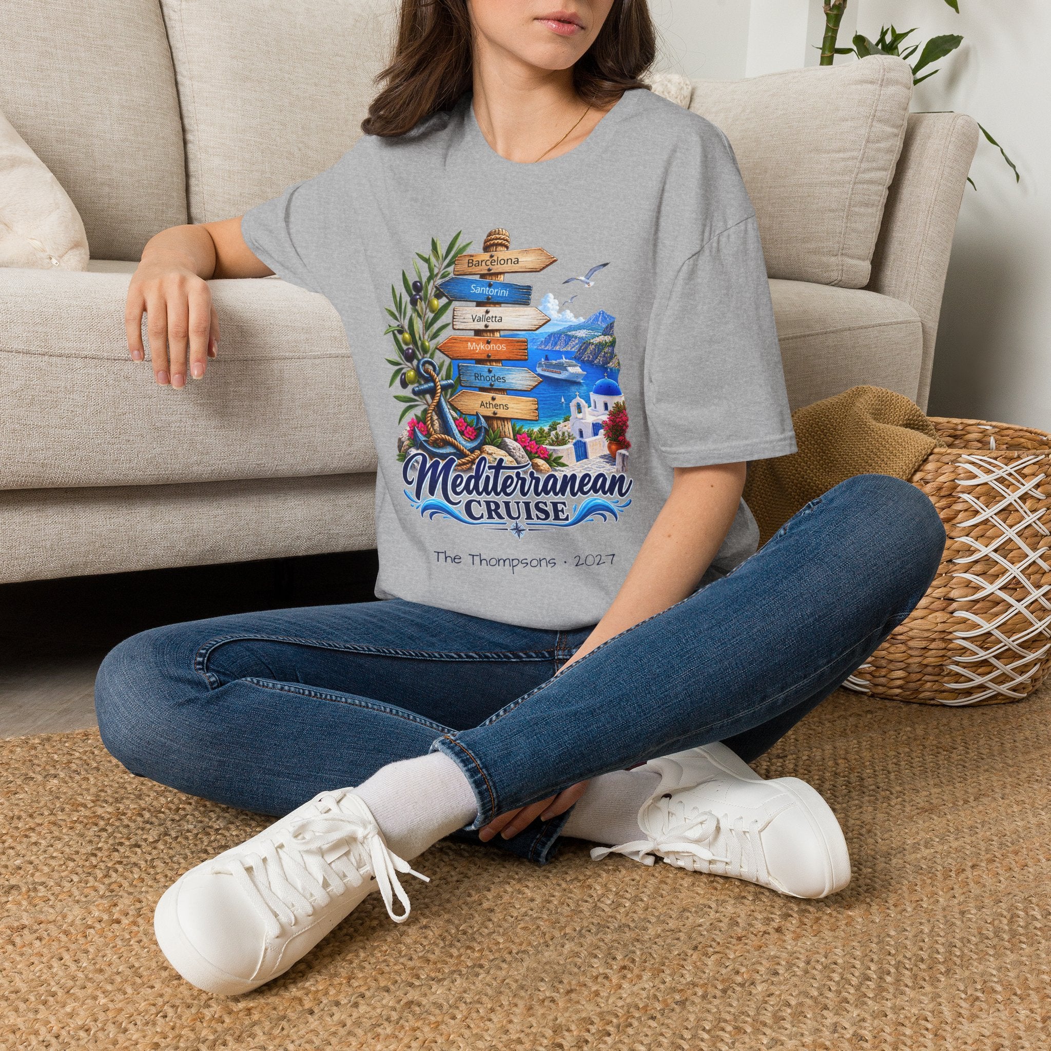 Mediterranean Cruise Ports of Call Tee
