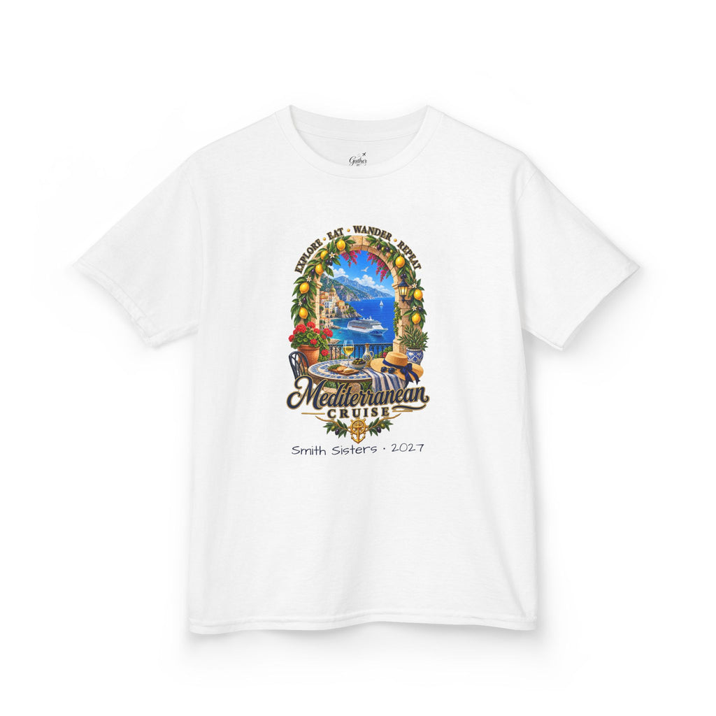 Mediterranean Cruise Explore Kids Tee