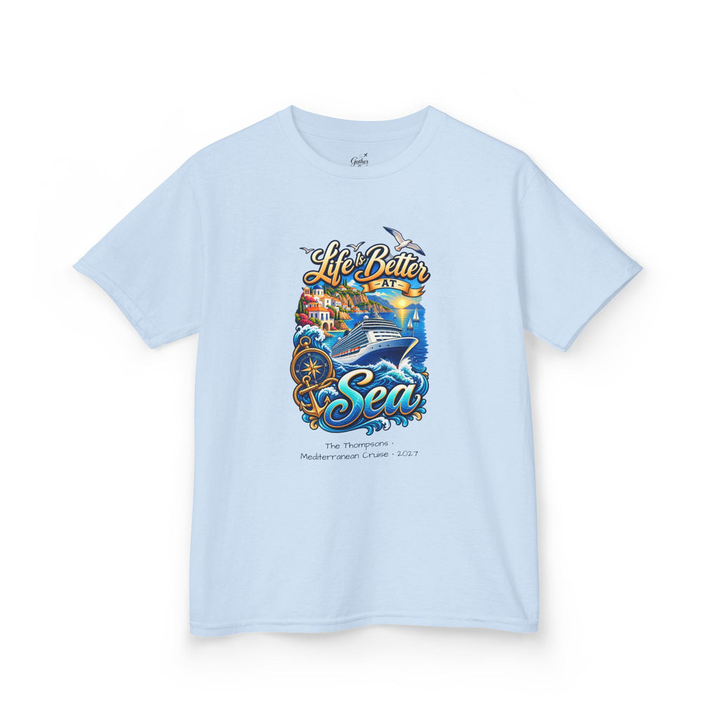 Mediterranean Cruise Life is Better at Sea Kids Tee