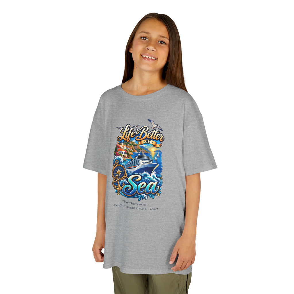 Mediterranean Cruise Life is Better at Sea Kids Tee