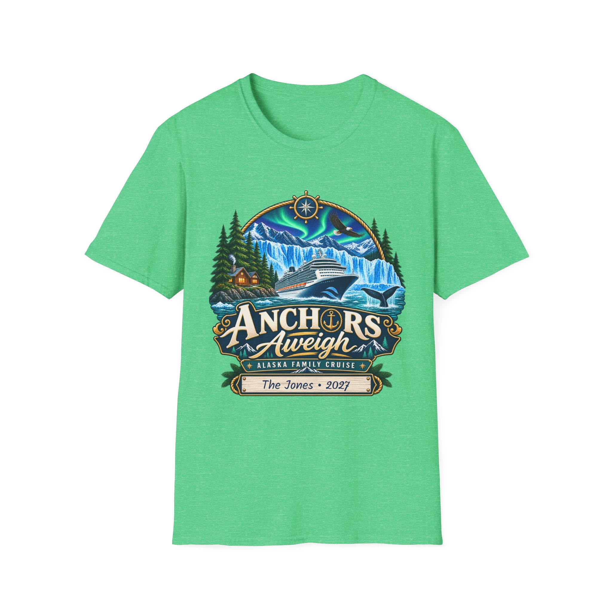 Custom Anchors Aweigh Alaska Cruise Tee
