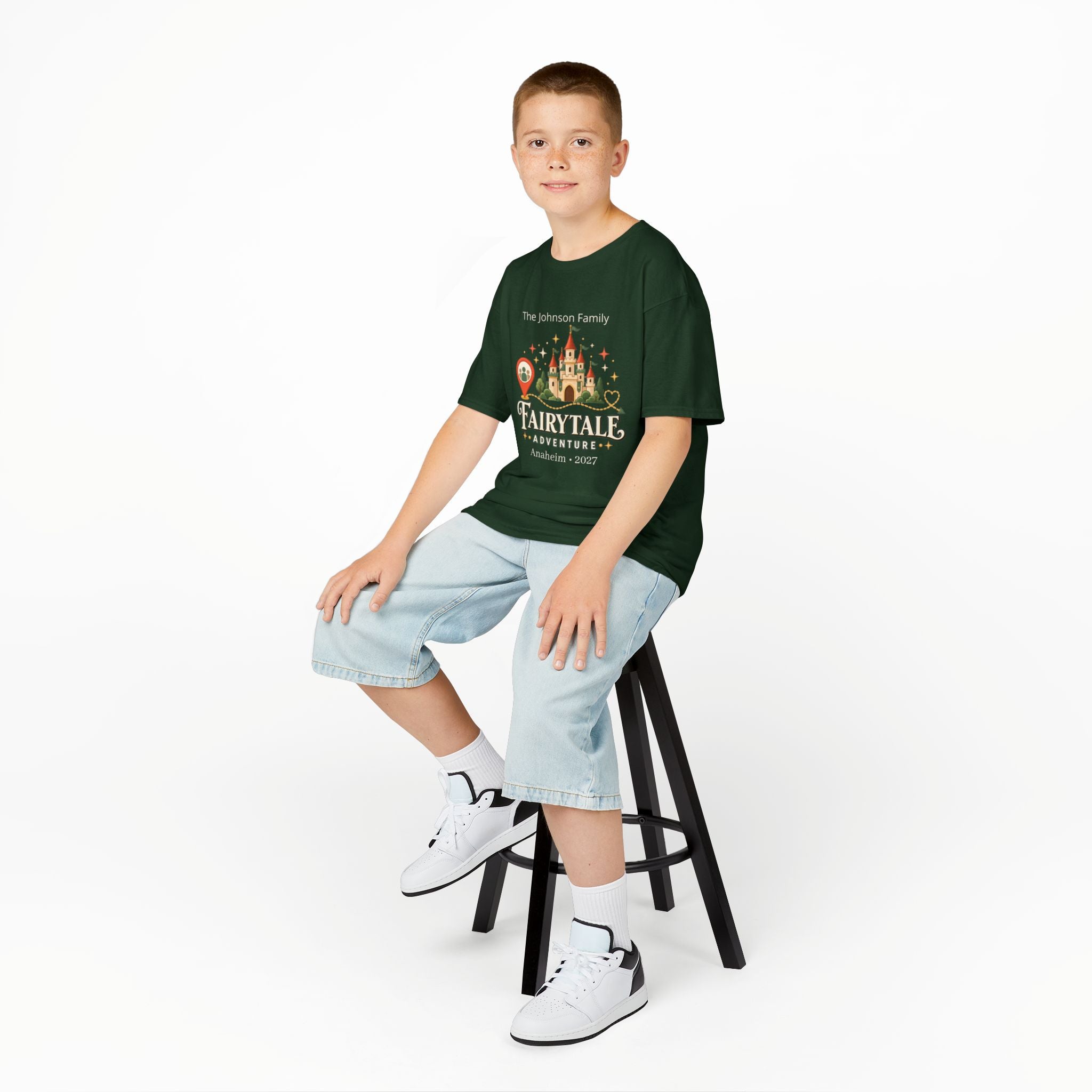 Fairytale Adventure Kids Tee (coral)