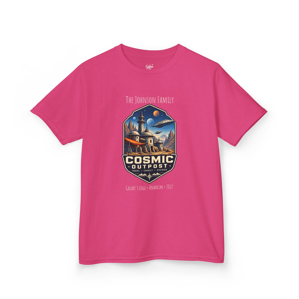 Cosmic Outpost Space Adventure Park Kids Tee