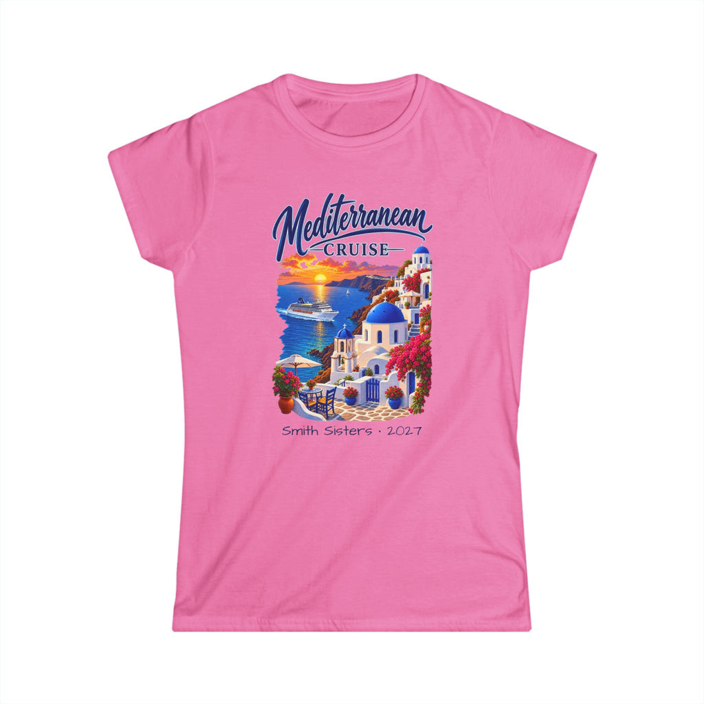 Mediterranean Cruise Ladies Tee