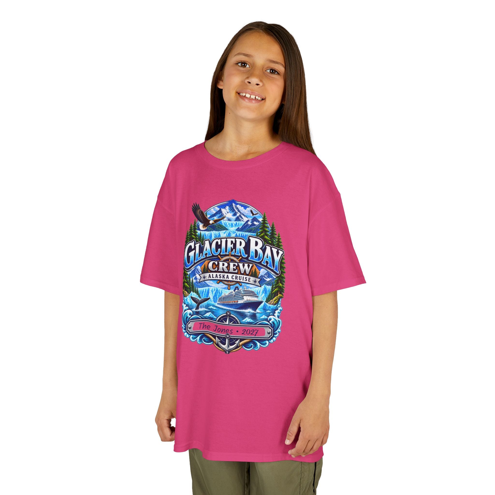 Glacier Bay Alaska Kids Cruise Tee
