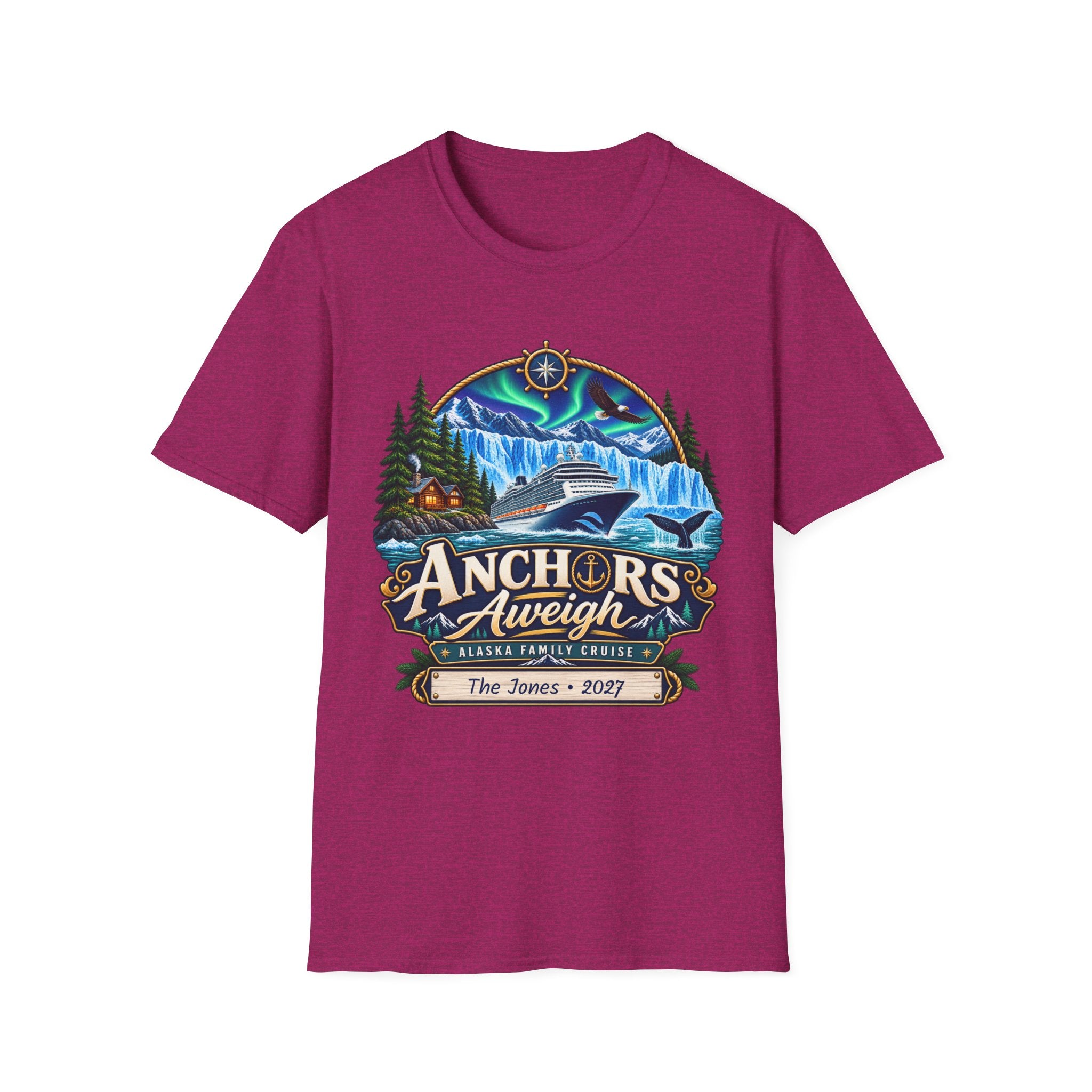 Custom Anchors Aweigh Alaska Cruise Tee