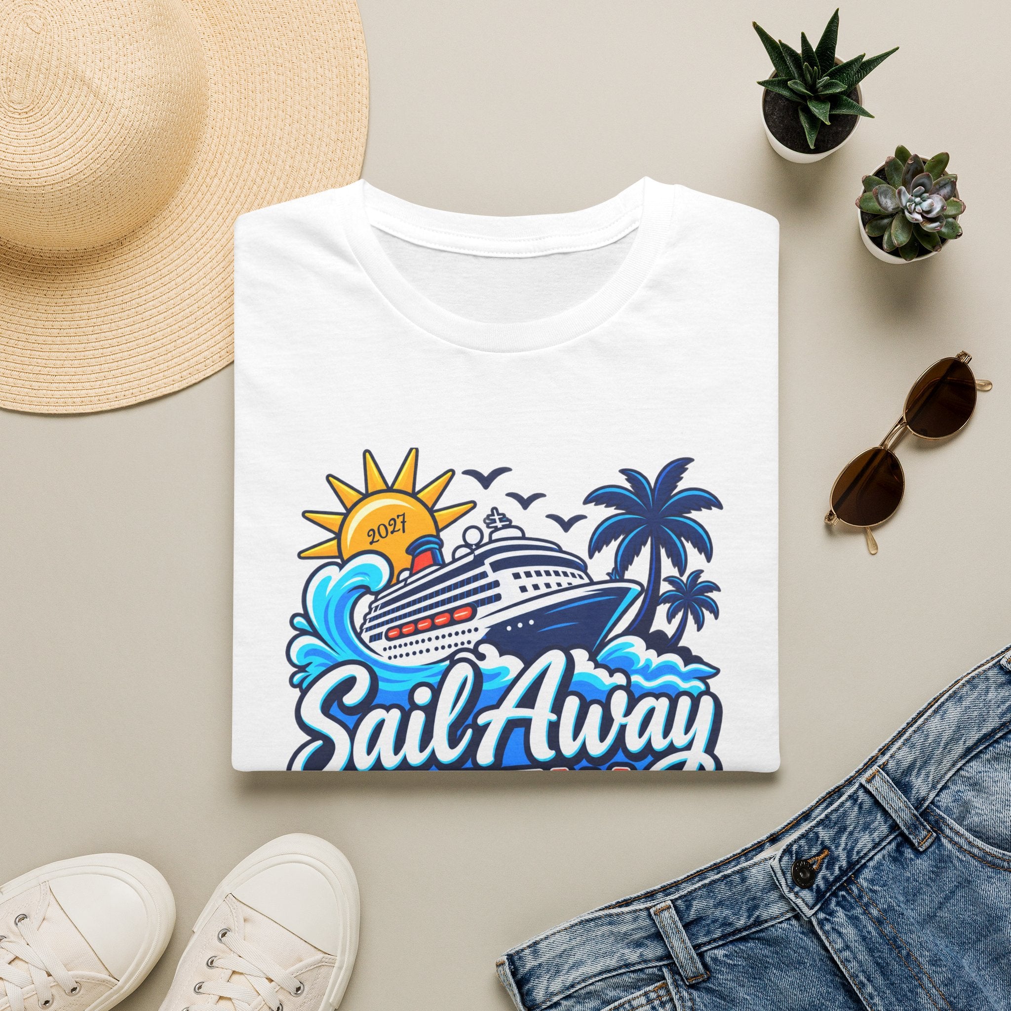 Custom Sail Away Cruise Tee