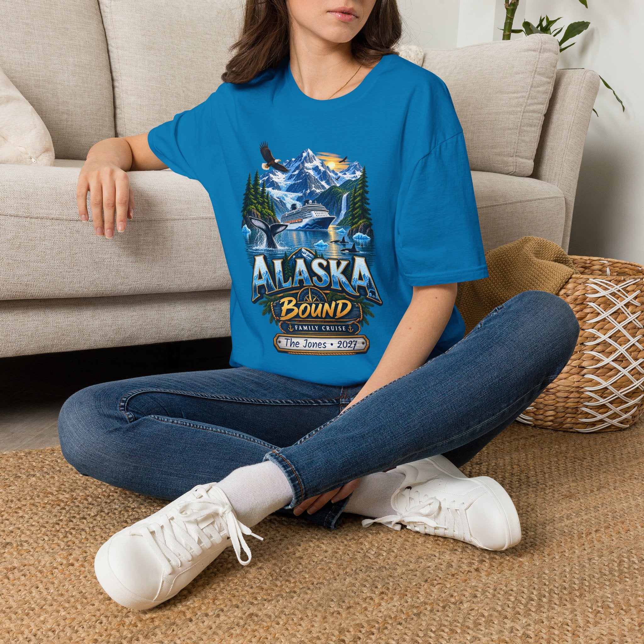 Custom Alaska Bound Cruise Tee