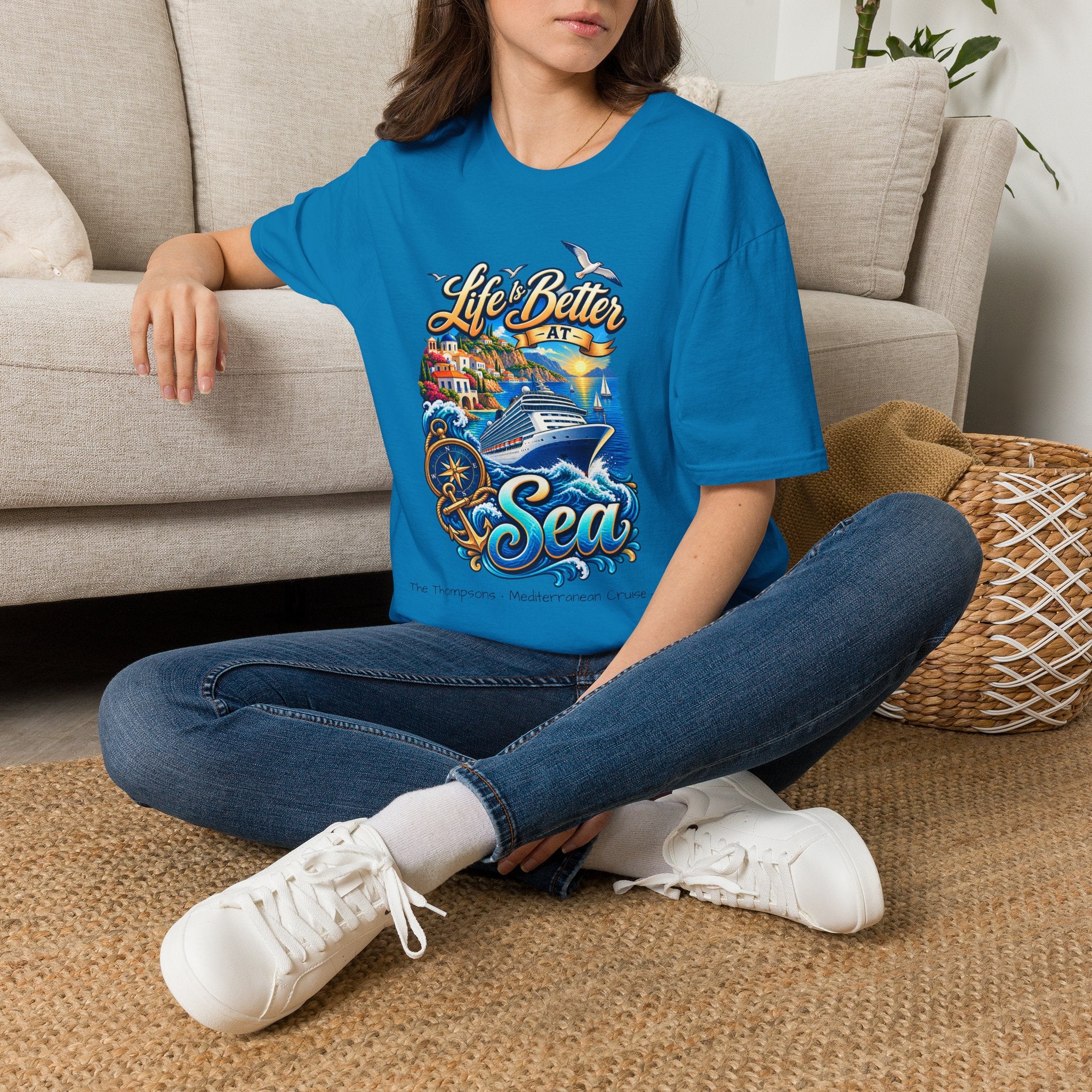 Mediterranean Cruise Life is Better at Sea Tee