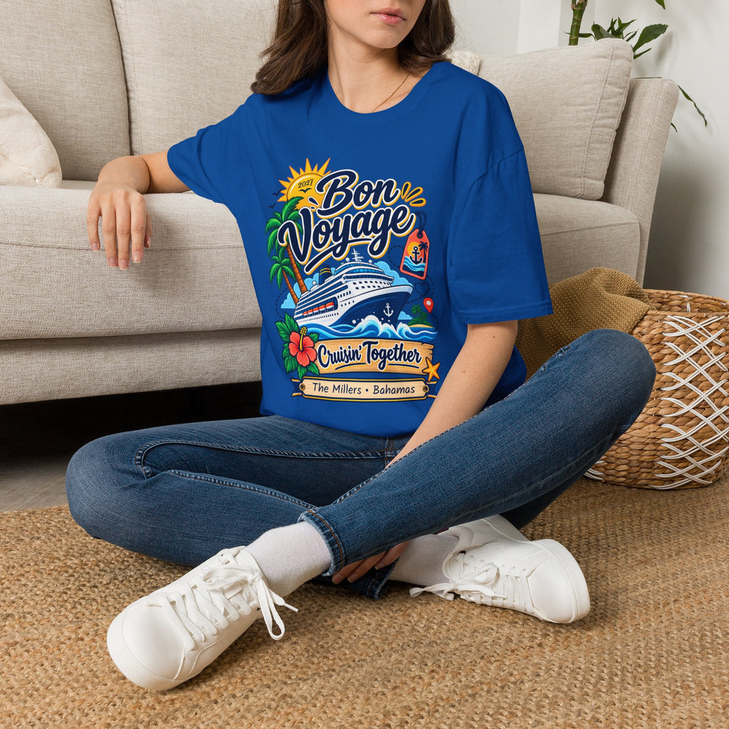 Custom Bon Voyage Cruise Tee