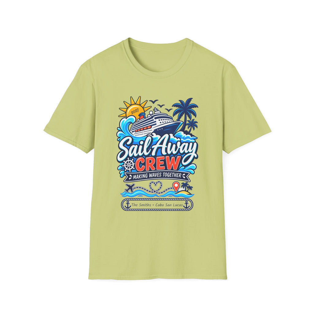Custom Sail Away Cruise Tee