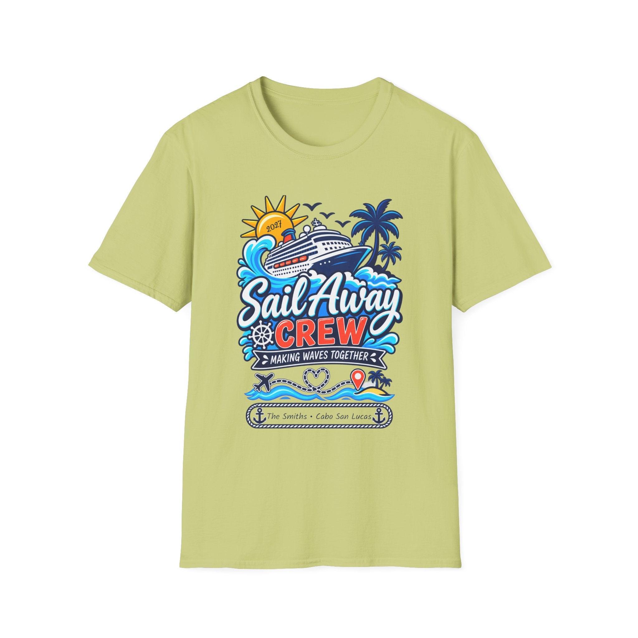 Custom Sail Away Cruise Tee