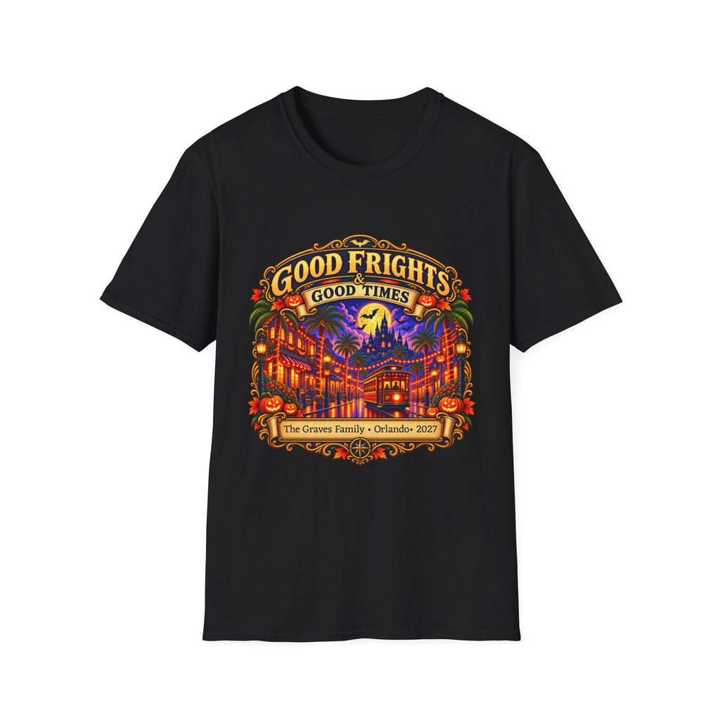 Halloween Ghost Ship Harbor - Unisex Tee