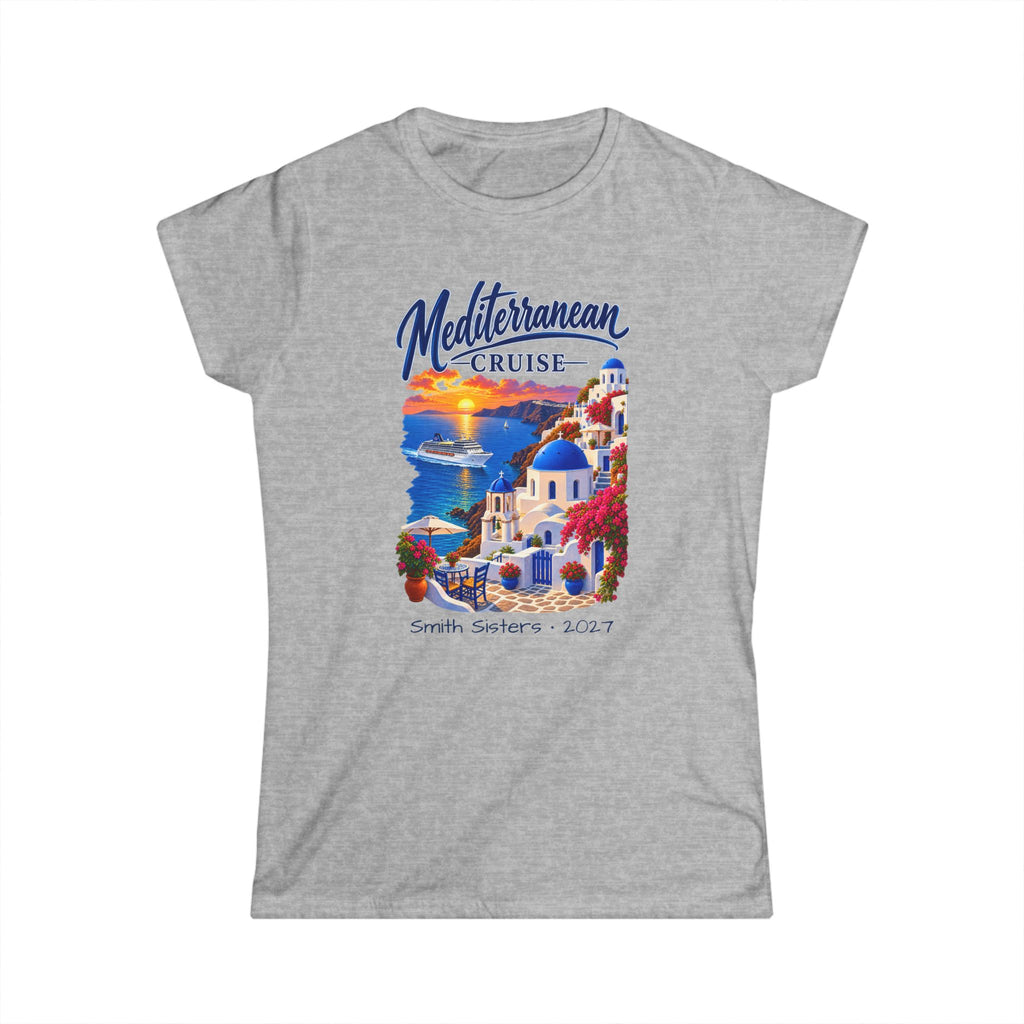Mediterranean Cruise Ladies Tee