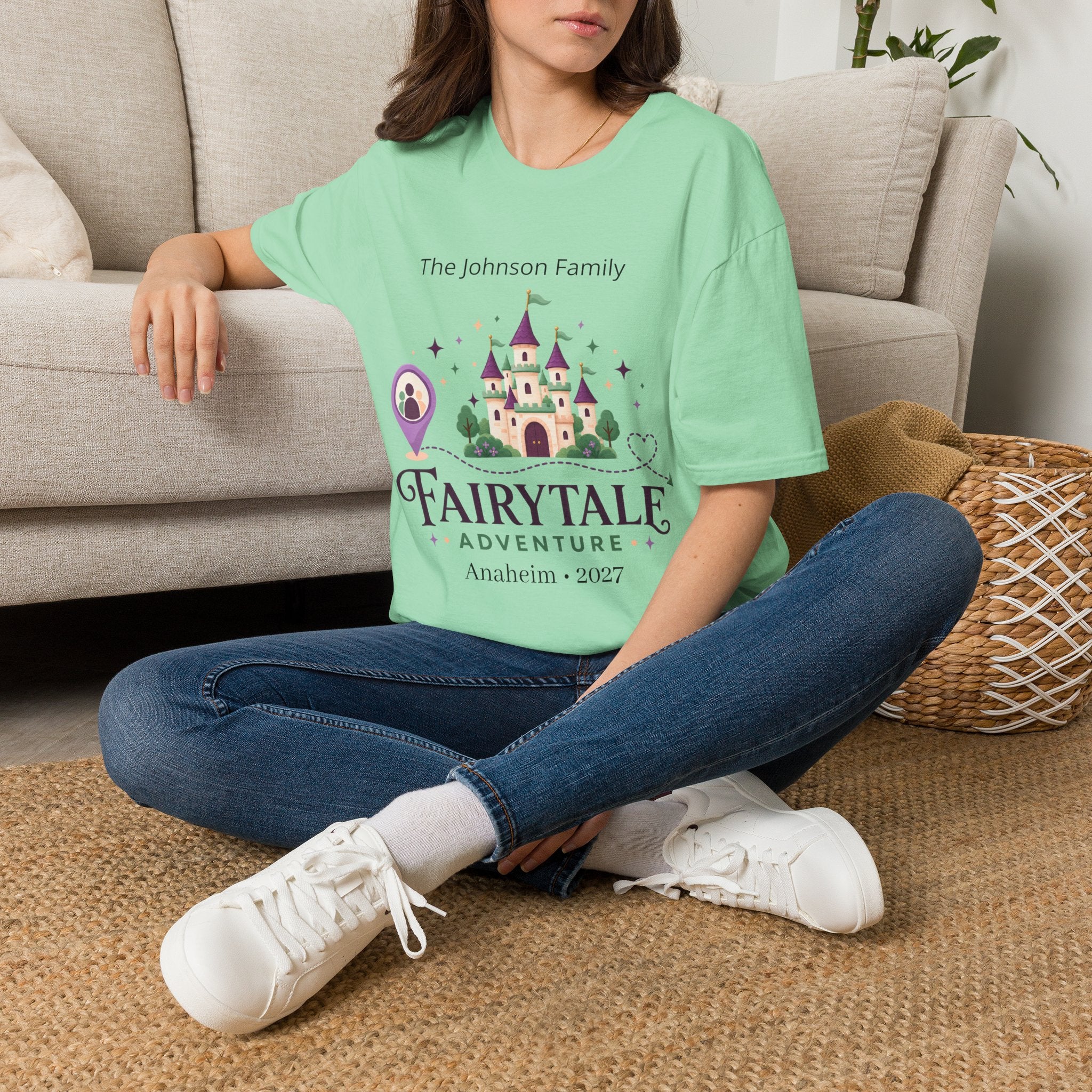 Custom Fairytale Adventure Tee (Purple)