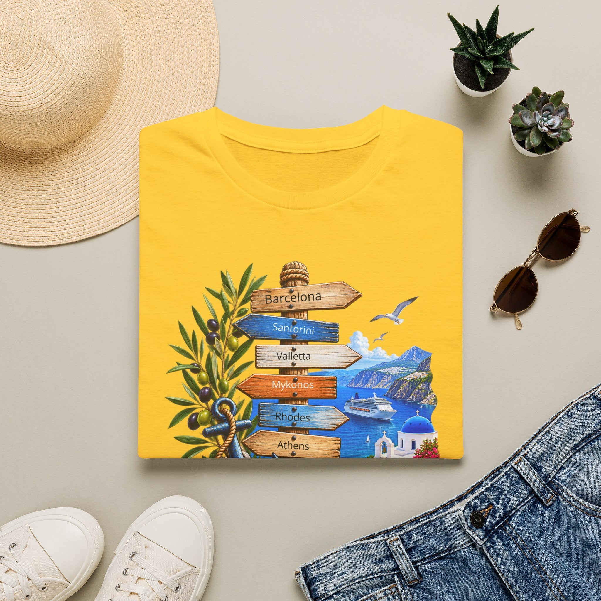 Mediterranean Cruise Ports of Call Tee