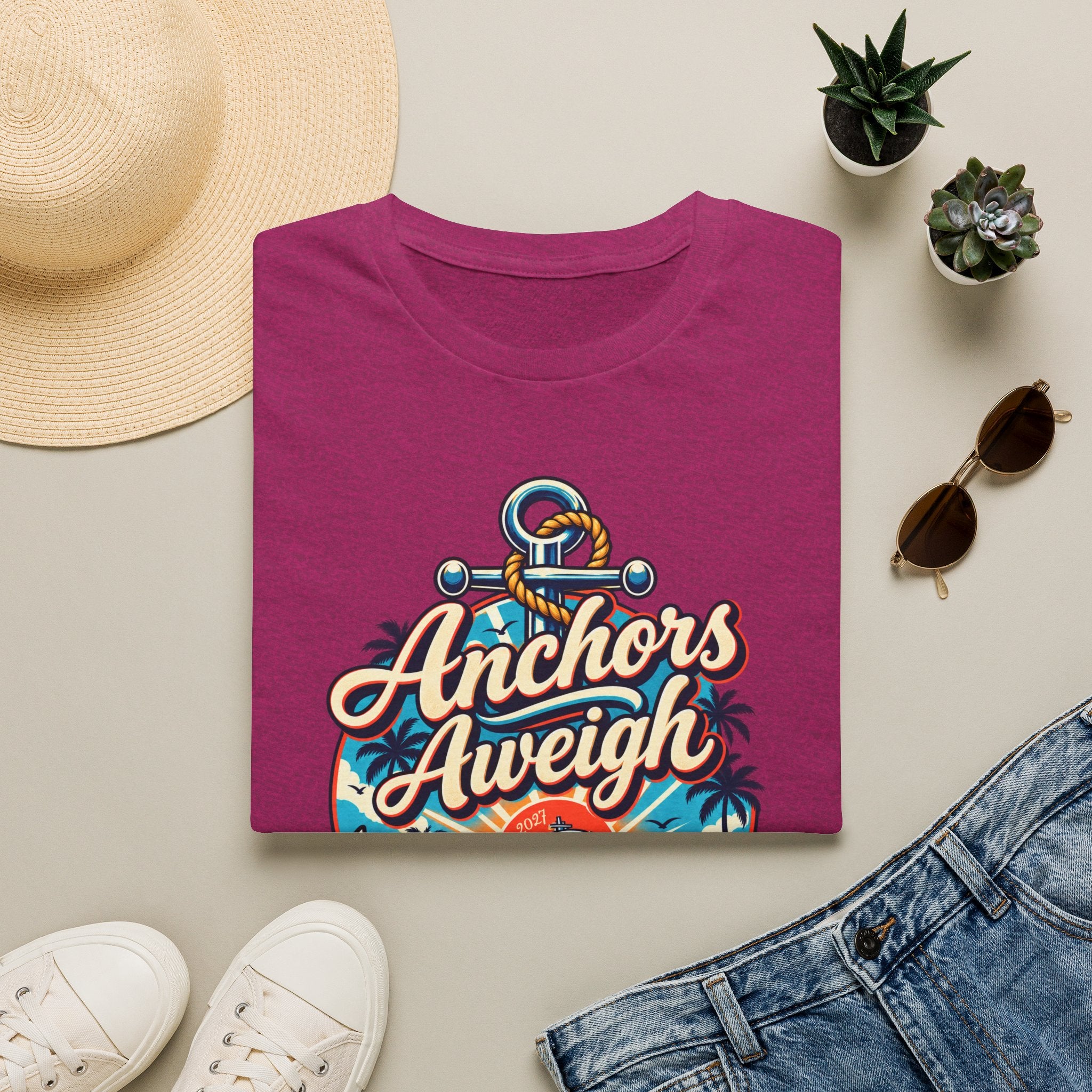 Custom Anchors Aweigh Cruise Tee