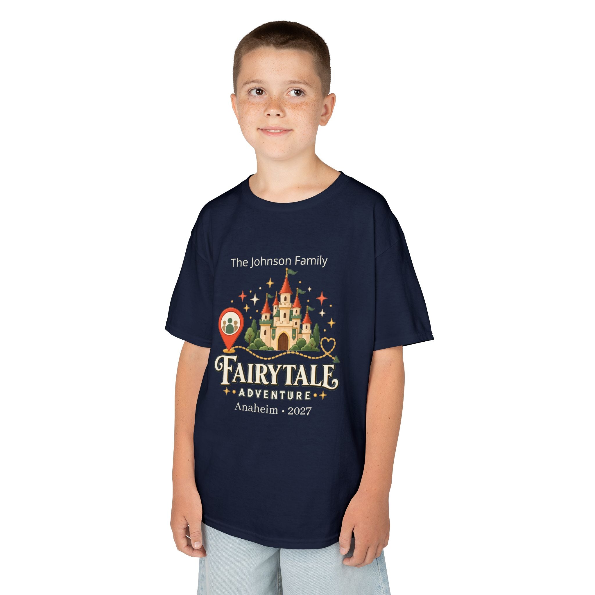 Fairytale Adventure Kids Tee (coral)