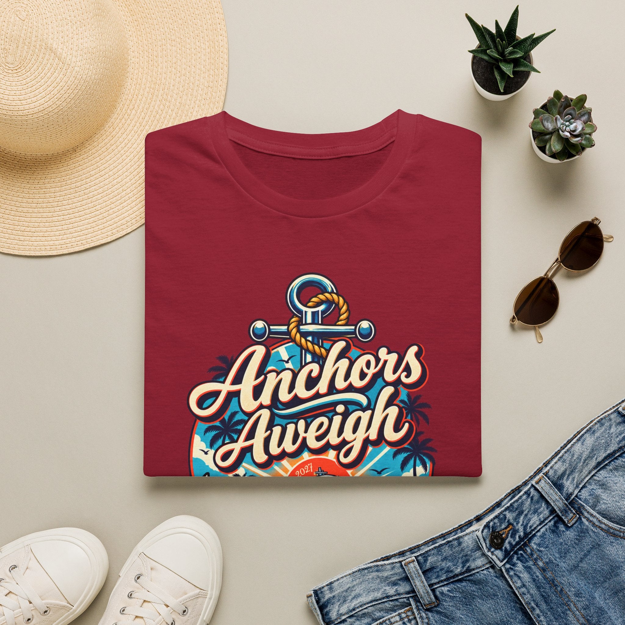 Custom Anchors Aweigh Cruise Tee