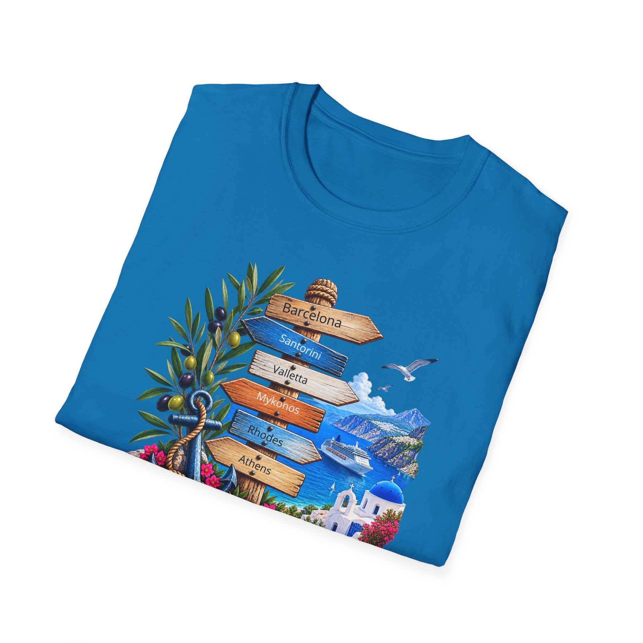 Mediterranean Cruise Ports of Call Tee