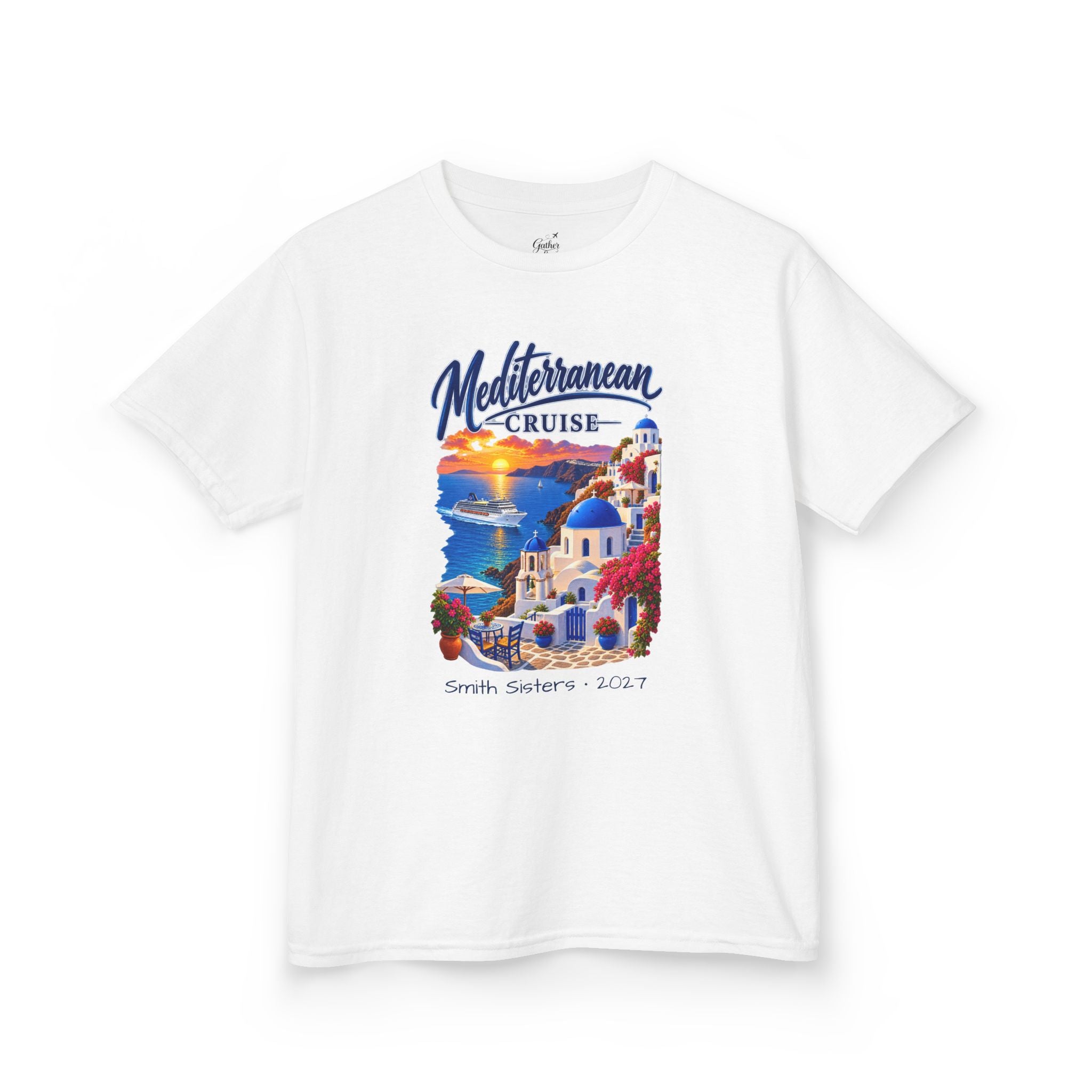 Mediterranean Cruise Kids Tee